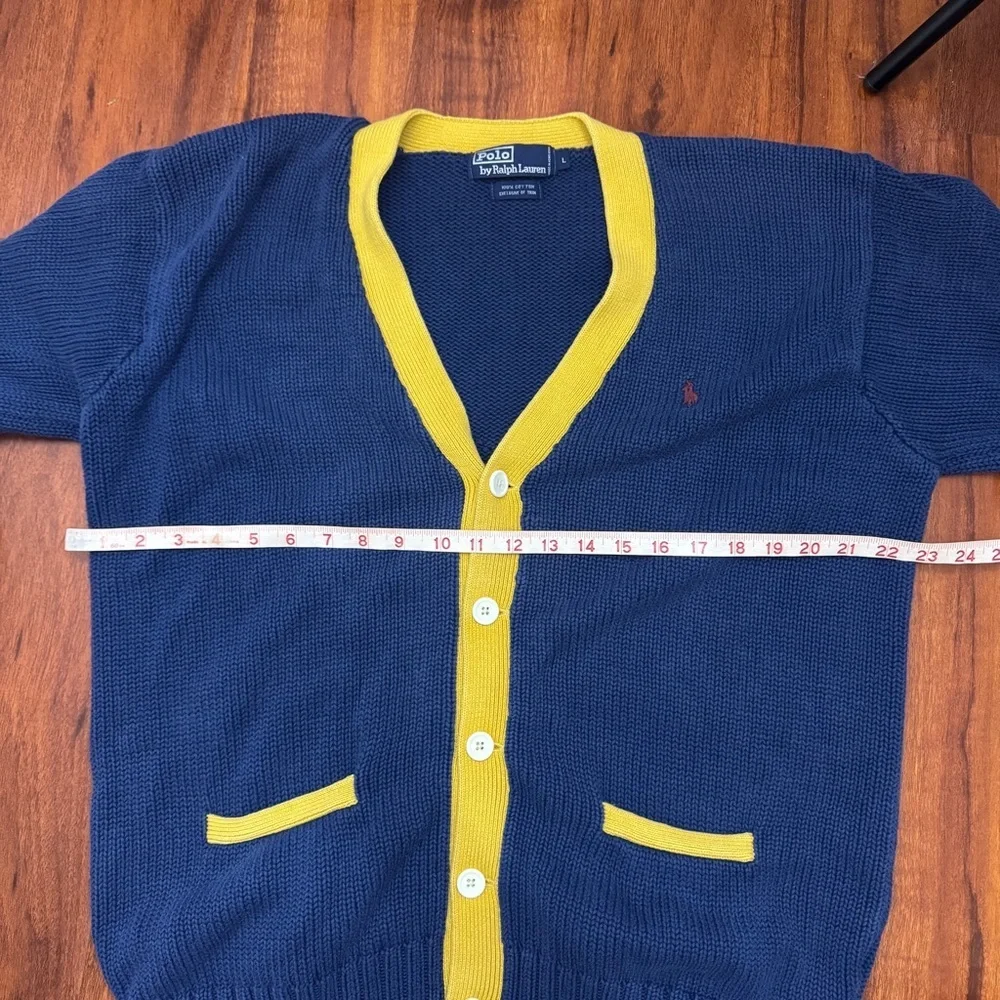 Polo Ralph Lauren Vintage Cardigan Sweater Size Large